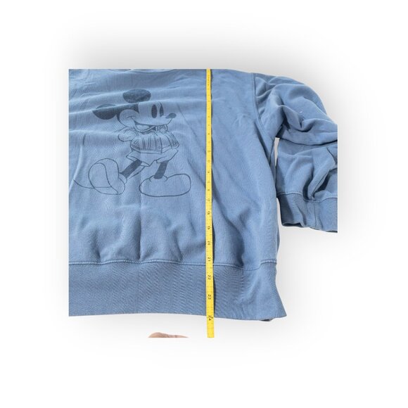 Disney Gap Mickey Mouse Blue Sweatshirt SZ L - Picture 7 of 8